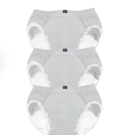 Pearl Grey Organic My Little Training Pants 3pk