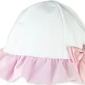 Baby Girls Sunhat - White And Lilac 0-3m (copy)
