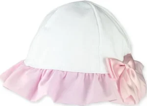 Baby Girls Sunhat - White And Lilac 0-3m (copy)