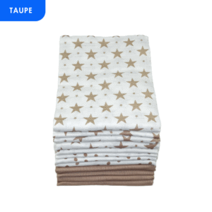 Muslinz 12 Pack Muslin Squares Spots – 70x70cm- Violet (copy)