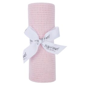 Baby Gift Soft Handle White Cellular Shawl/ Blanket (copy)