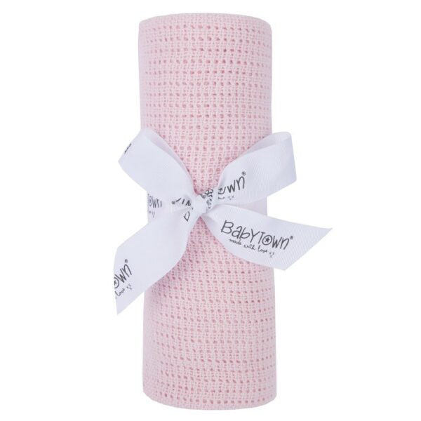 Baby Gift Soft Handle White Cellular Shawl/ Blanket (copy)