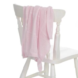 Baby Gift Soft Handle White Cellular Shawl/ Blanket (copy)