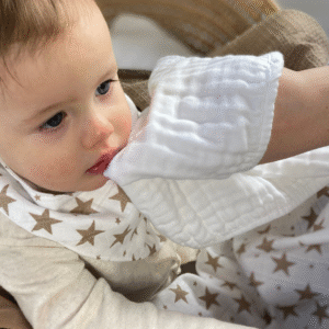 Muslinz 6 Pack 3 Ply Cotton Muslin Burp Cloths