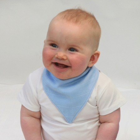 Muslinz 3 Pack Muslin Dribble Bibs- White