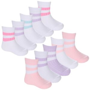 Baby Girls 5 Pack Sport Socks