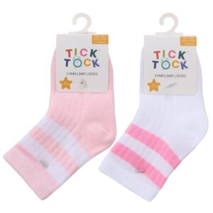 Baby Girls 5 Pack Sport Socks