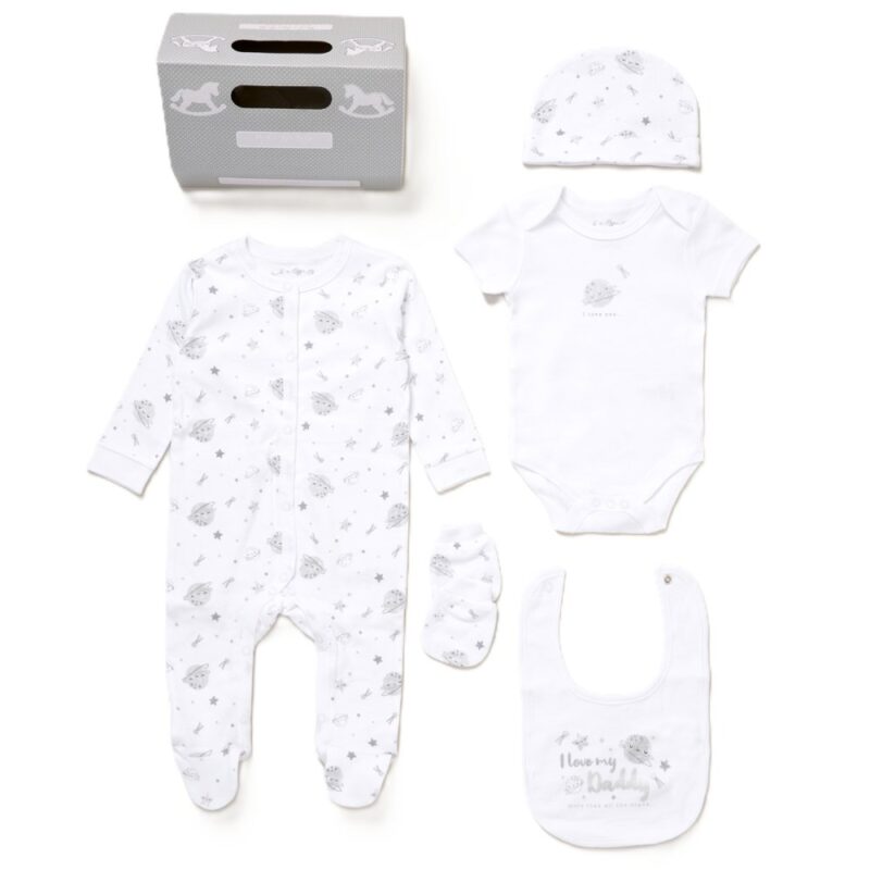 Baby Girls Elephant 6 Piece Mesh Bag Gift Set (copy)