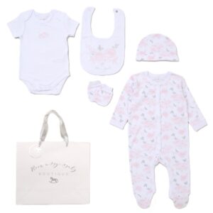 Baby Girls Little Bear 6 Piece Mesh Bag Gift Set (copy)