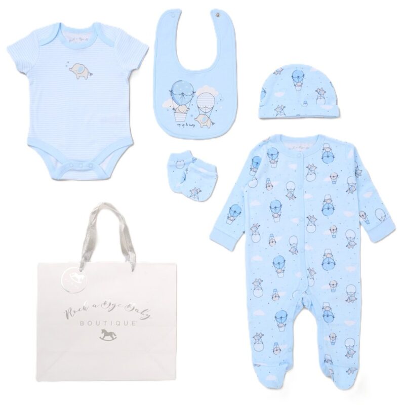 Baby Girls Floral 6 Piece Mesh Bag Gift Set (copy)