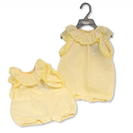 Lemon "broderie Anglaise" Romper