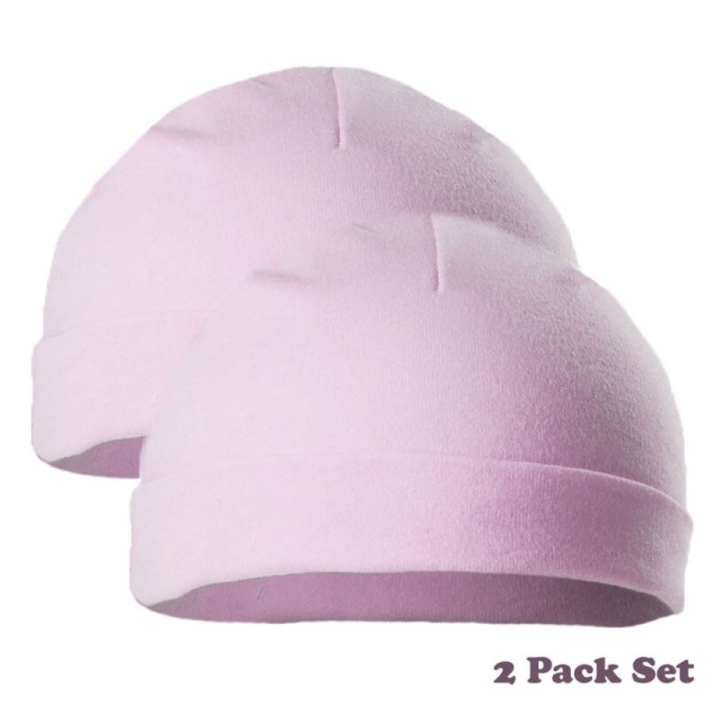 Pink 2 Pack Premature Hat