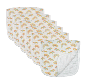 Muslinz 6 Pack 3 Ply Cotton Muslin Burp Cloths- Acorn (copy)