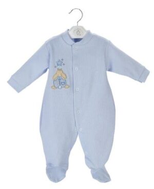 Dandelion Rabbit & Star Ribbed Sleepsuit Pink (copy)