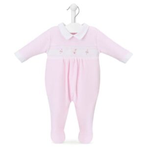 Dandelion Spinning Top Smocked Sleepsuit