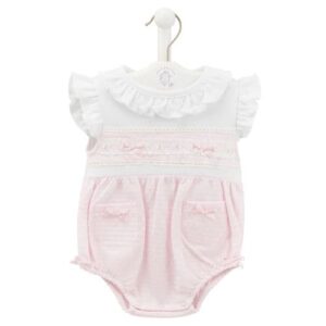 Dandelion Ruffles & Lace Bubble Romper