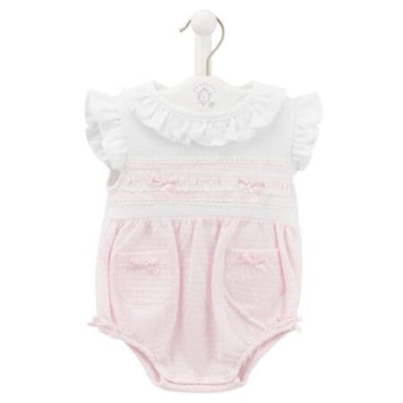 Dandelion Ruffles & Lace Bubble Romper