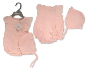 Baby Girls Romper With Hat