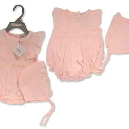 Baby Girls Romper With Hat