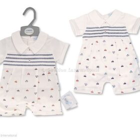 Baby Boys Short Romper - Cars