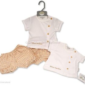Baby Boys 2 Pieces Set – Welcome To The World