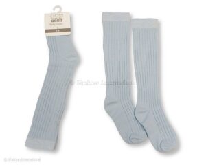 Baby 3/4 Length Socks - Blue