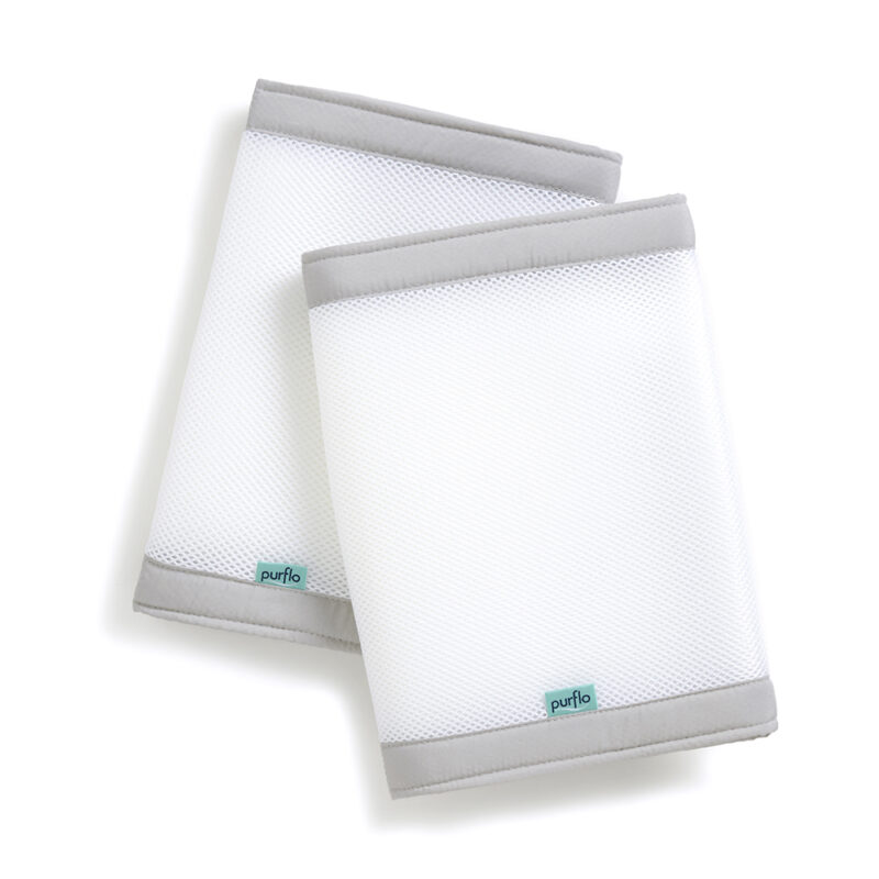 Breathable Cot Bumper Soft White (copy)