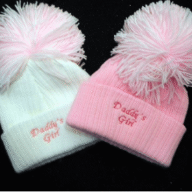 Mummy's Girl Pom Hat- Pink 0-6m (copy)