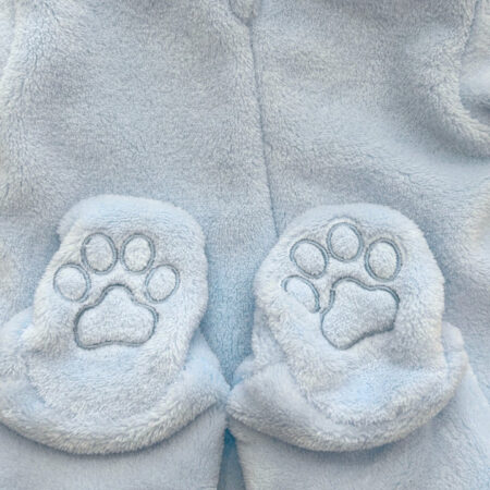 Pex Blue Fluffy Sleepsuit