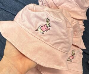 Peter Rabbit Bucket Sun Hat- Pink