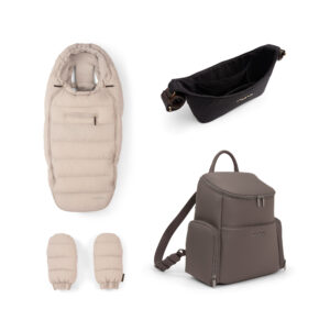 Nuna Stroller Accessory Bundle- Biscotti