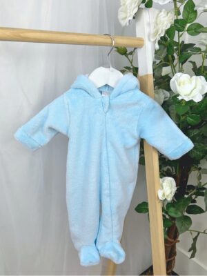 Pex Blue Fluffy Sleepsuit