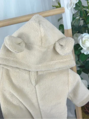Pex Beige Fluffy Sleepsuit