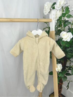 Pex Beige Fluffy Sleepsuit