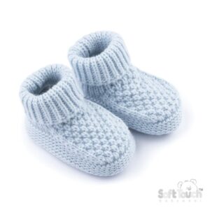 Pink Ribbed Bootees (copy)