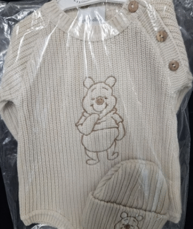 Dandelion Bear Romper With Hat