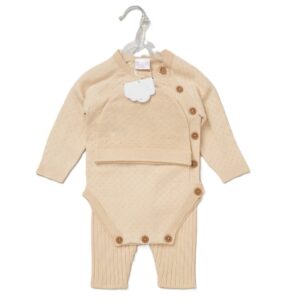 Baby Unisex Elephant Knitted 2 Piece Outfit (copy)