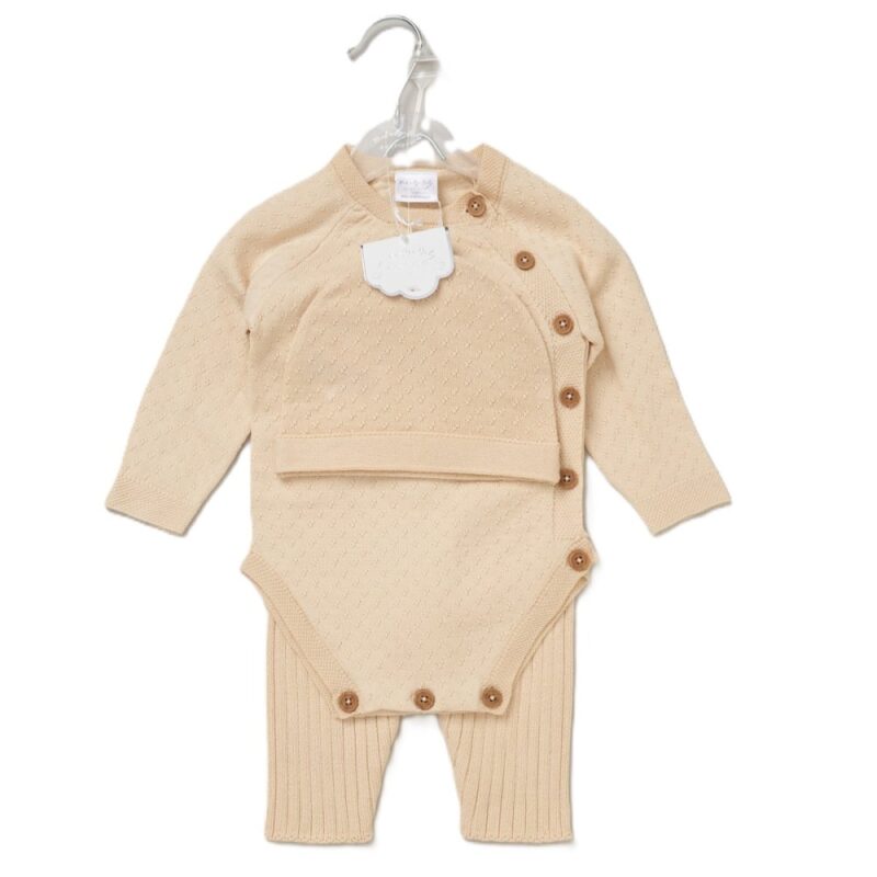 Baby Unisex Elephant Knitted 2 Piece Outfit (copy)