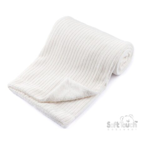 White Chenille Cellular Wrap