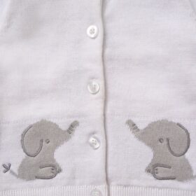 Baby Unisex Elephant Knitted 2 Piece Outfit