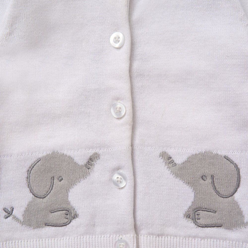 Baby Unisex Elephant Knitted 2 Piece Outfit Baby Unisex Elephant Knitted 2 Piece Outfit