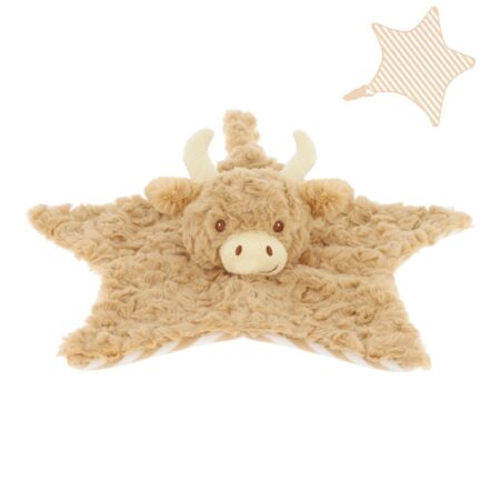 32cm Keeleco Hamish Highland Cow Comforter (100% Recycled)