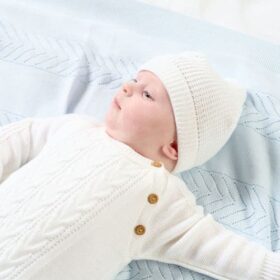 Dandelion Knitted Coverall & Hat