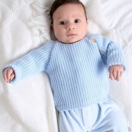 Dandelion Fisherman Knit Jumper- Pink (copy)