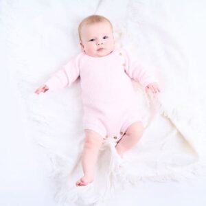 Dandelion Long Sleeve Knitted Romper- Taupe (copy)