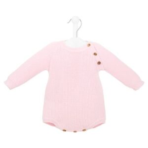 Dandelion Long Sleeve Knitted Romper- Taupe (copy)