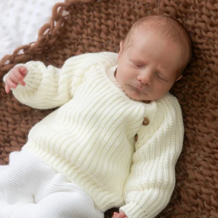 Dandelion Fisherman Knit Jumper- Ivory