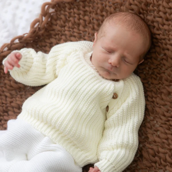 Dandelion Fisherman Knit Jumper- Ivory
