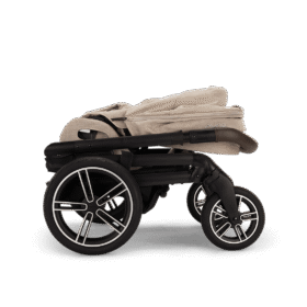 Nuna Mixx™ Next + Mixx™ Next Carry Cot + Arra™ Flex + Base Curv Travel System- Biscotti