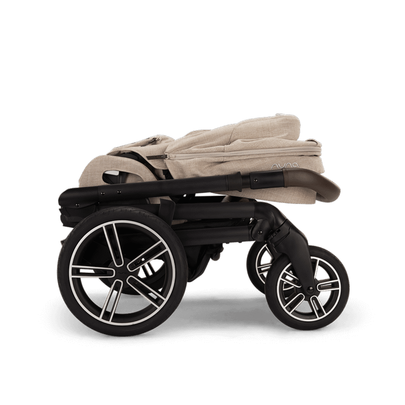 Nuna Mixx™ Next + Mixx™ Next Carry Cot + Arra™ Flex + Base Curv Travel System- Biscotti